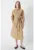 Rochie-camasa midi din bumbac cu cordon