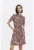 Rochie-camasa mini cu model paisley