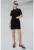 Rochie-camasa mini cu un cordon in talie