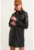 Rochie-camasa mini de piele ecologica