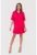 Rochie camasa roz cu volane si nasturi aurii DA1774 PINK