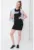 Rochie cambrata cu imprimeu text