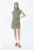 Rochie cambrata cu maneci cazute