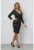Rochie cambrata midi cu decolteu in V