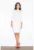 Rochie casual – M181 – ecru – maneci 3/4 – poliester