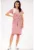 Rochie casual din bumbac cu prindere frontală