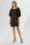 Rochie casual-eleganta cu maneci asimetrice si croi lejer Marillu Neagra