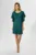 Rochie casual-eleganta cu maneci asimetrice si croi lejer Marillu Verde