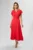 Rochie casual-eleganta din voal cu decolteu in V petrecut Roxy Rosie