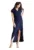 Rochie cocktail – Poliester/Elastan – Bleumarin –