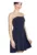 Rochie cocktail – Poliester/Viscoza – Bleumarin