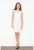 Rochie creion M378 – alb – poliester – eleganta