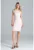 Rochie creion M834 – fara maneci – roz – poliester