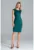 Rochie creion M834 – verde – fara maneci – viscoza – eleganta –