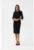 Rochie creion cu taietura –