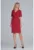 Rochie creion rosu – maneca scurta – poliester –