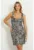 Rochie cu animal print Fiamma