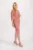 Rochie cu aspect petrecut roz prafuit