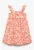 Rochie cu bretele cu volane si model floral