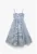 Rochie cu bretele inguste si model in dungi