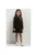 Rochie cu croiala in A si maneca lunga MMD36 – negru