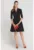 Rochie cu croiala in A si maneci 3/4 –