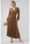 Rochie cu decolteu in V si maneci lungi Cascia