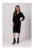 Rochie cu decolteu tip cache coeur –  Negru –