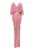 Rochie cu design drapat si slit frontal
