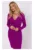 Rochie cu fata impletita – violet – L/XL