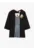 Rochie cu gluga si model grafic