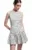 Rochie cu imprimeu cu buline – fara maneci