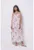 Rochie cu imprimeu floral si bretele