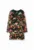 Rochie cu imprimeu floral si pliuri