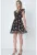 Rochie cu imprimeu si decolteu in V Peekaboo