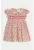Rochie cu imprimeu si guler rotund