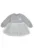Rochie cu maneca lunga si iepuras – cu tull – – Little Ballerina – Gri Melanje – pentru fetite