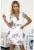 Rochie cu maneca scurta si volanase –