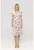 Rochie cu maneci butterfly si model floral