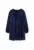 Rochie cu maneci cazute si aspect stralucitor