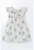 Rochie cu model floral si maneci fluture