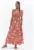 Rochie cu model floral si maneci scurte Pavdesel