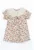 Rochie cu model floral si maneci scurte