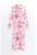 Rochie cu model floral si nasturi