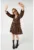 Rochie cu model gingham si guler Chelsea