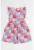 Rochie cu model in carouri si volane
