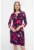 Rochie cu model si decolteu rotund