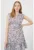 Rochie cu model si imprimeu grafic