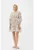 Rochie cu model tie-dye si talie accentuata