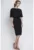 Rochie cu model uni si decolte barcuta